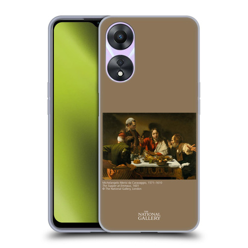 The National Gallery People The Supper At Emmaus Soft Gel Case for OPPO A78 4G