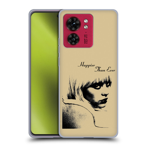 Billie Eilish Happier Than Ever Album Image Soft Gel Case for Motorola Moto Edge 40