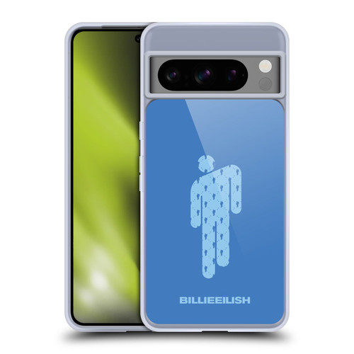 Billie Eilish Key Art Blohsh Blue Soft Gel Case for Google Pixel 8 Pro