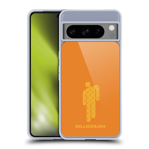 Billie Eilish Key Art Blohsh Orange Soft Gel Case for Google Pixel 8 Pro