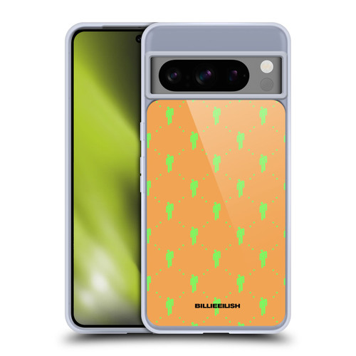 Billie Eilish Key Art Blohsh Pattern Soft Gel Case for Google Pixel 8 Pro