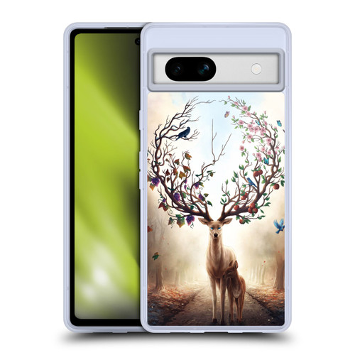 Jonas "JoJoesArt" Jödicke Wildlife Seasons Soft Gel Case for Google Pixel 7a