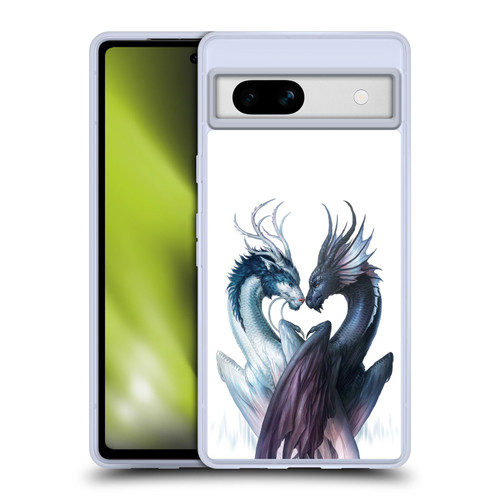 Jonas "JoJoesArt" Jödicke Wildlife 2 Yin And Yang Dragons Soft Gel Case for Google Pixel 7a