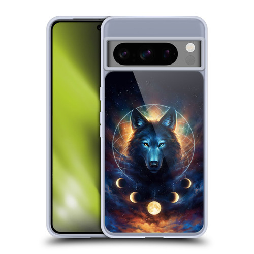 Jonas "JoJoesArt" Jödicke Wildlife 2 Dreamcatcher Wolf Soft Gel Case for Google Pixel 8 Pro