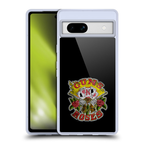 Guns N' Roses Band Art Cards Soft Gel Case for Google Pixel 7a