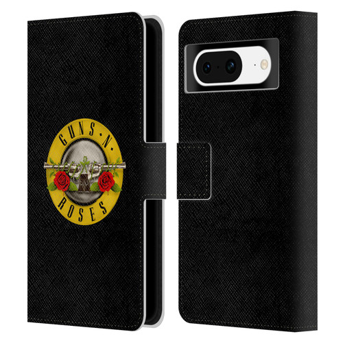 Guns N' Roses Key Art Bullet Logo Leather Book Wallet Case Cover For Google Pixel 8