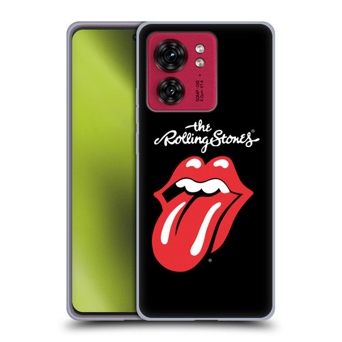 The Rolling Stones Key Art Tongue Classic Soft Gel Case for Motorola Moto Edge 40