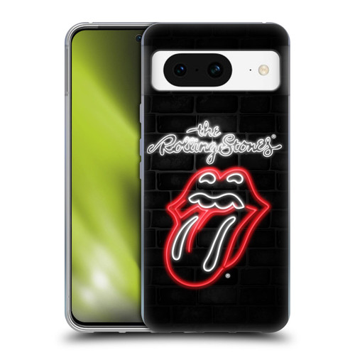 The Rolling Stones Licks Collection Neon Soft Gel Case for Google Pixel 8