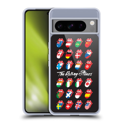 The Rolling Stones Licks Collection Flag Poster Soft Gel Case for Google Pixel 8 Pro