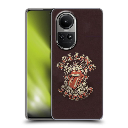 The Rolling Stones Tours Tattoo You 1981 Soft Gel Case for OPPO Reno10 5G / Reno10 Pro 5G
