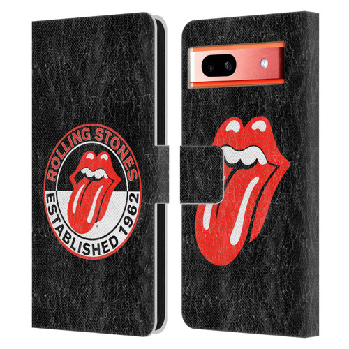 The Rolling Stones Graphics Established 1962 Leather Book Wallet Case Cover For Google Pixel 7a