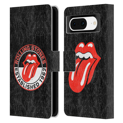 The Rolling Stones Graphics Established 1962 Leather Book Wallet Case Cover For Google Pixel 8