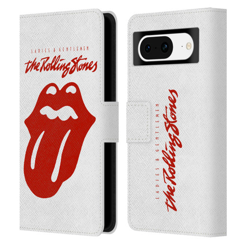 The Rolling Stones Graphics Ladies and Gentlemen Movie Leather Book Wallet Case Cover For Google Pixel 8