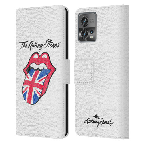 The Rolling Stones Key Art Uk Tongue Leather Book Wallet Case Cover For Motorola Moto Edge 30 Fusion