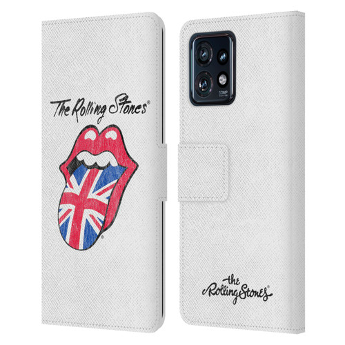 The Rolling Stones Key Art Uk Tongue Leather Book Wallet Case Cover For Motorola Moto Edge 40 Pro