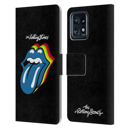 The Rolling Stones Licks Collection Pop Art 2 Leather Book Wallet Case Cover For Motorola Moto Edge 40 Pro