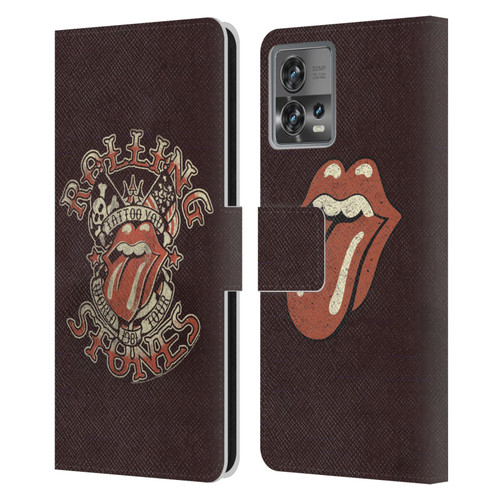 The Rolling Stones Tours Tattoo You 1981 Leather Book Wallet Case Cover For Motorola Moto Edge 30 Fusion