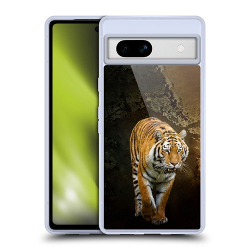 Simone Gatterwe Animals Siberian Tiger Soft Gel Case for Google Pixel 7a