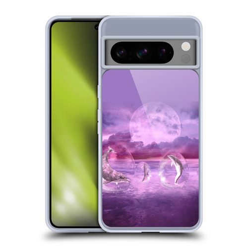 Simone Gatterwe Dolphins Dream Of Dolphins Soft Gel Case for Google Pixel 8 Pro