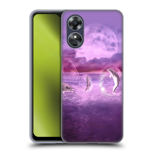 Simone Gatterwe Dolphins Dream Of Dolphins Soft Gel Case for OPPO A17