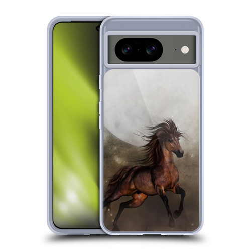 Simone Gatterwe Horses Brown Soft Gel Case for Google Pixel 8