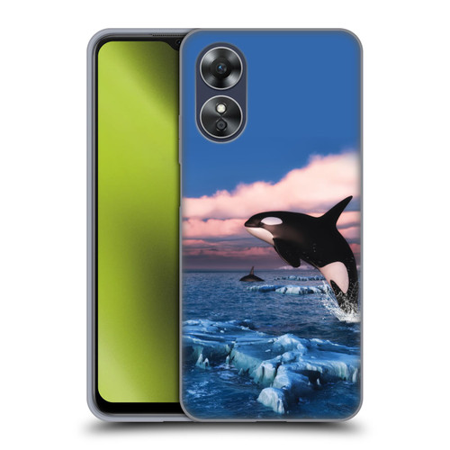 Simone Gatterwe Life In Sea Killer Whales Soft Gel Case for OPPO A17