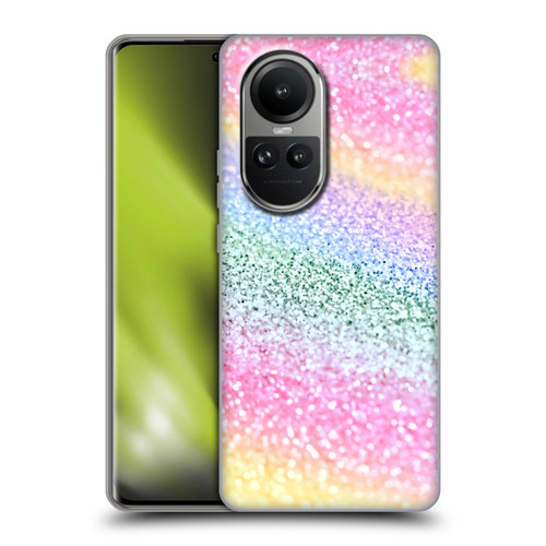 Monika Strigel Glitter Collection Unircorn Rainbow Soft Gel Case for OPPO Reno10 5G / Reno10 Pro 5G