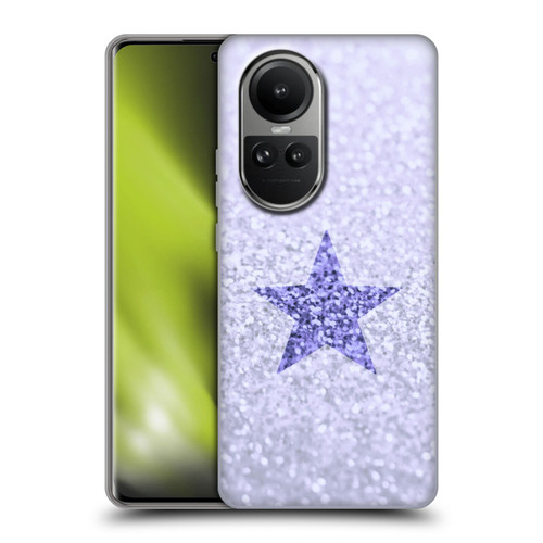 Monika Strigel Glitter Star Pastel Lilac Soft Gel Case for OPPO Reno10 5G / Reno10 Pro 5G