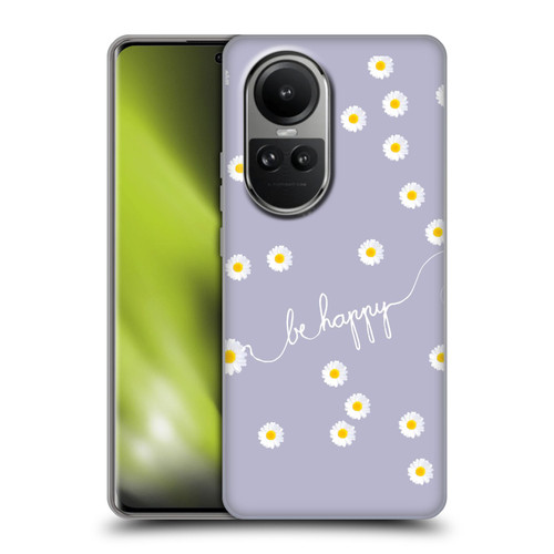 Monika Strigel Happy Daisy Lavender Soft Gel Case for OPPO Reno10 5G / Reno10 Pro 5G