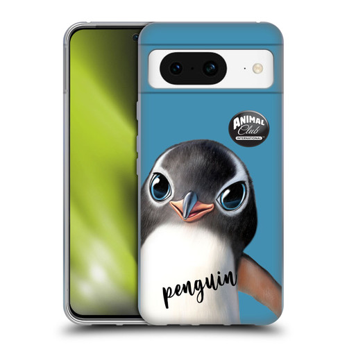 Animal Club International Faces Penguin Soft Gel Case for Google Pixel 8