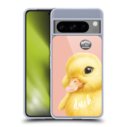 Animal Club International Faces Duck Soft Gel Case for Google Pixel 8 Pro