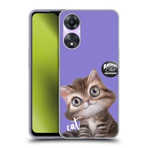 Animal Club International Faces Persian Cat Soft Gel Case for OPPO A78 5G