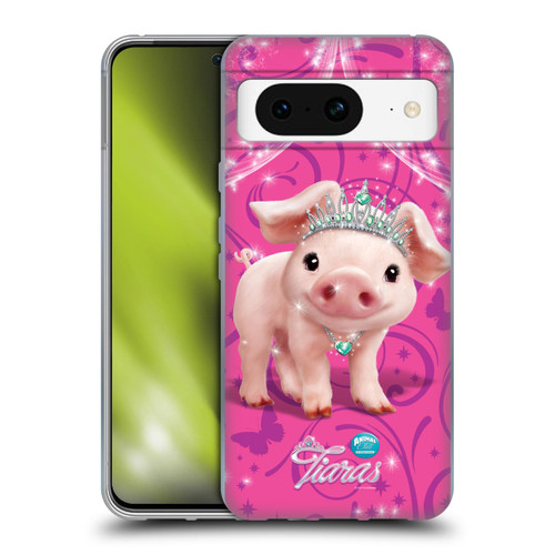 Animal Club International Pet Royalties Pig Soft Gel Case for Google Pixel 8