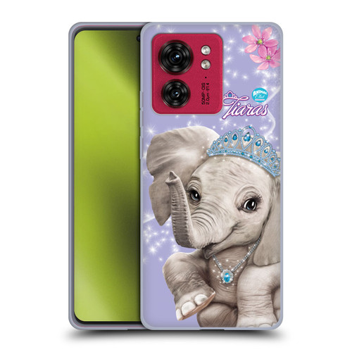 Animal Club International Royal Faces Elephant Soft Gel Case for Motorola Moto Edge 40