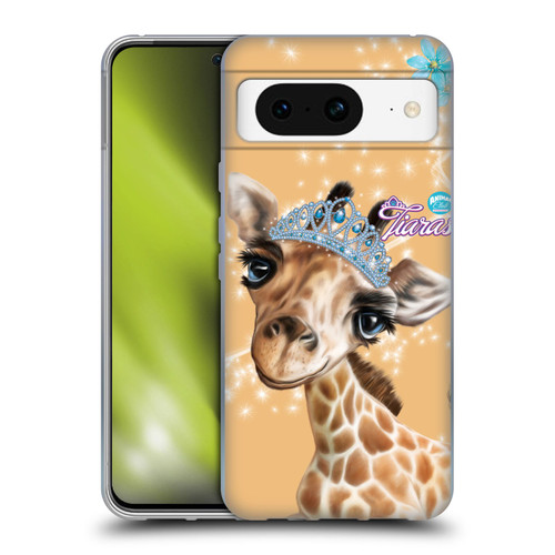 Animal Club International Royal Faces Giraffe Soft Gel Case for Google Pixel 8