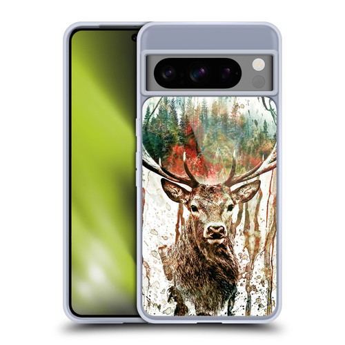Riza Peker Animals Deer Soft Gel Case for Google Pixel 8 Pro