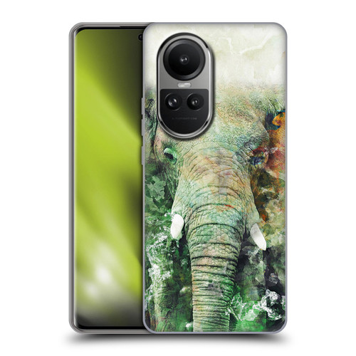 Riza Peker Animals Elephant Soft Gel Case for OPPO Reno10 5G / Reno10 Pro 5G