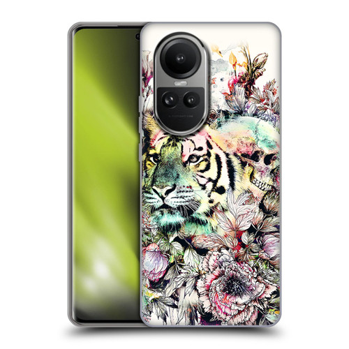 Riza Peker Animals Tiger Soft Gel Case for OPPO Reno10 5G / Reno10 Pro 5G
