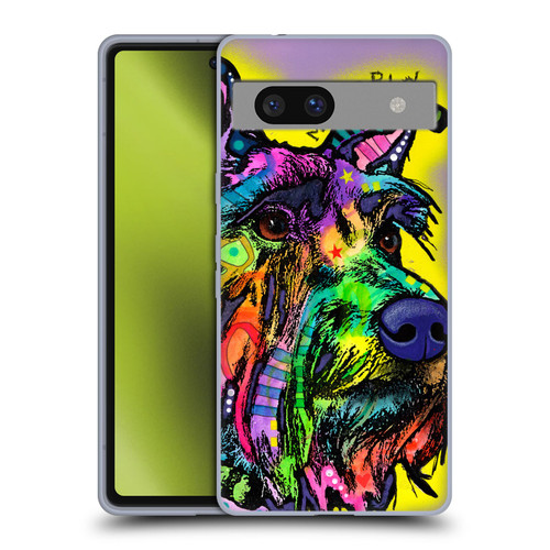 Dean Russo Dogs 3 My Schnauzer Soft Gel Case for Google Pixel 7a