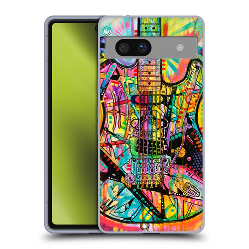 Dean Russo Pop Culture Guitar Soft Gel Case for Google Pixel 7a