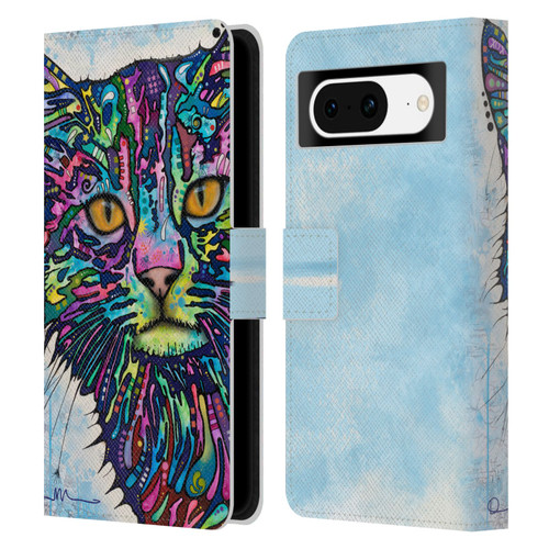 Dean Russo Cats Diligence Leather Book Wallet Case Cover For Google Pixel 8