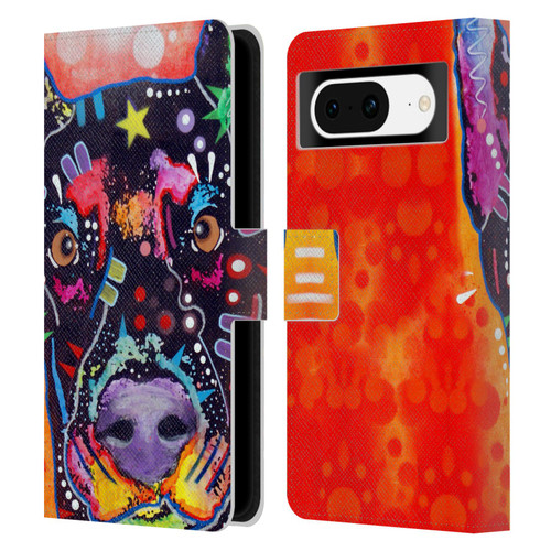 Dean Russo Dogs 3 Doberman Leather Book Wallet Case Cover For Google Pixel 8