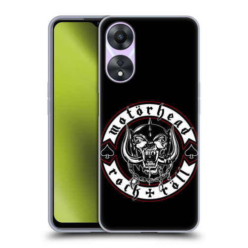 Motorhead Logo Rock & Roll Soft Gel Case for OPPO A78 4G