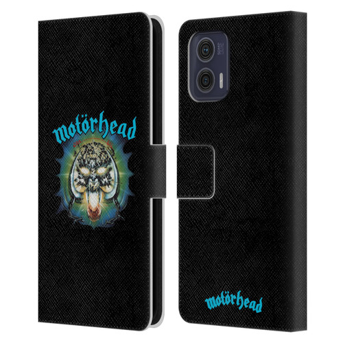 Motorhead Album Covers Overkill Leather Book Wallet Case Cover For Motorola Moto G73 5G