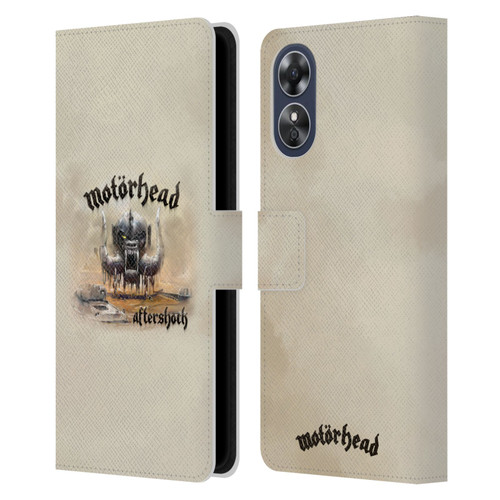 Motorhead Album Covers Aftershock Leather Book Wallet Case Cover For OPPO A17