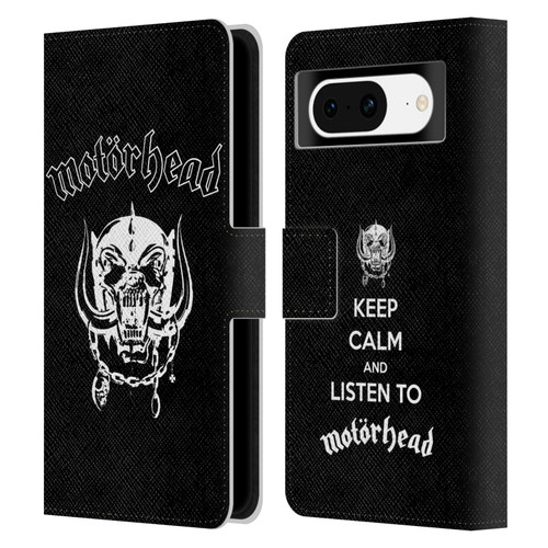 Motorhead Graphics Classic Logo Leather Book Wallet Case Cover For Google Pixel 8