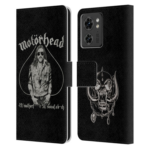 Motorhead Graphics Ace Of Spades Lemmy Leather Book Wallet Case Cover For Motorola Moto Edge 40