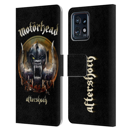 Motorhead Graphics Aftershock Leather Book Wallet Case Cover For Motorola Moto Edge 40 Pro