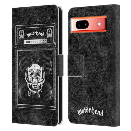 Motorhead Key Art Amp Stack Leather Book Wallet Case Cover For Google Pixel 7a