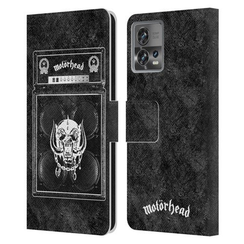 Motorhead Key Art Amp Stack Leather Book Wallet Case Cover For Motorola Moto Edge 30 Fusion